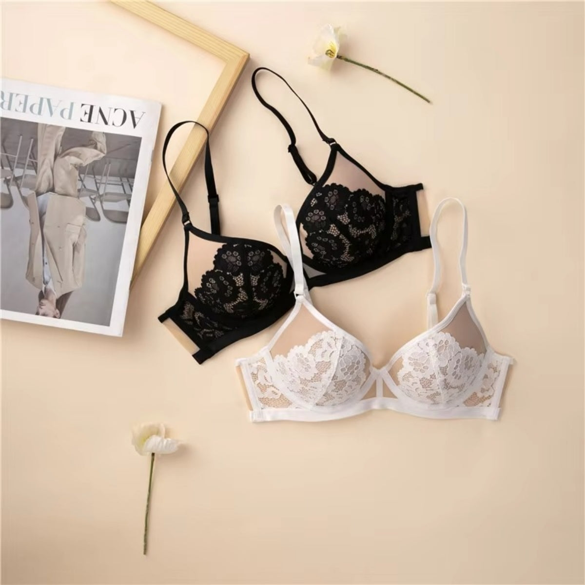 (Pack of 6) Women's Bra Panty Lingerie Set for Girl's | L-163