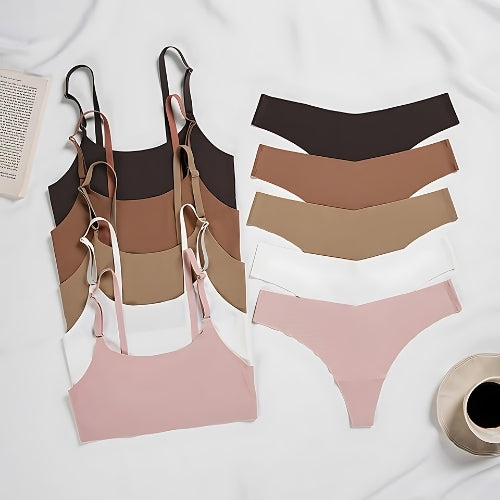 (Pack of 6) Women's  Bra & Panty Lingerie Set for Girl's Combo  | L-47