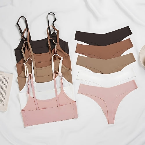 (Pack of 6) Women's  Bra & Panty Lingerie Set for Girl's Combo  | L-47