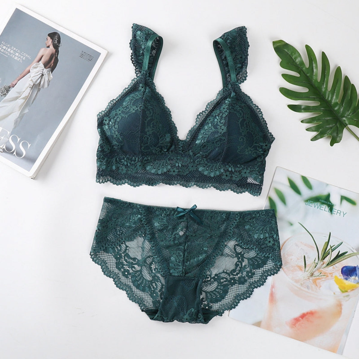 (Pack of 6) Women's Bra Panty Lingerie Set for Girl's | L-132