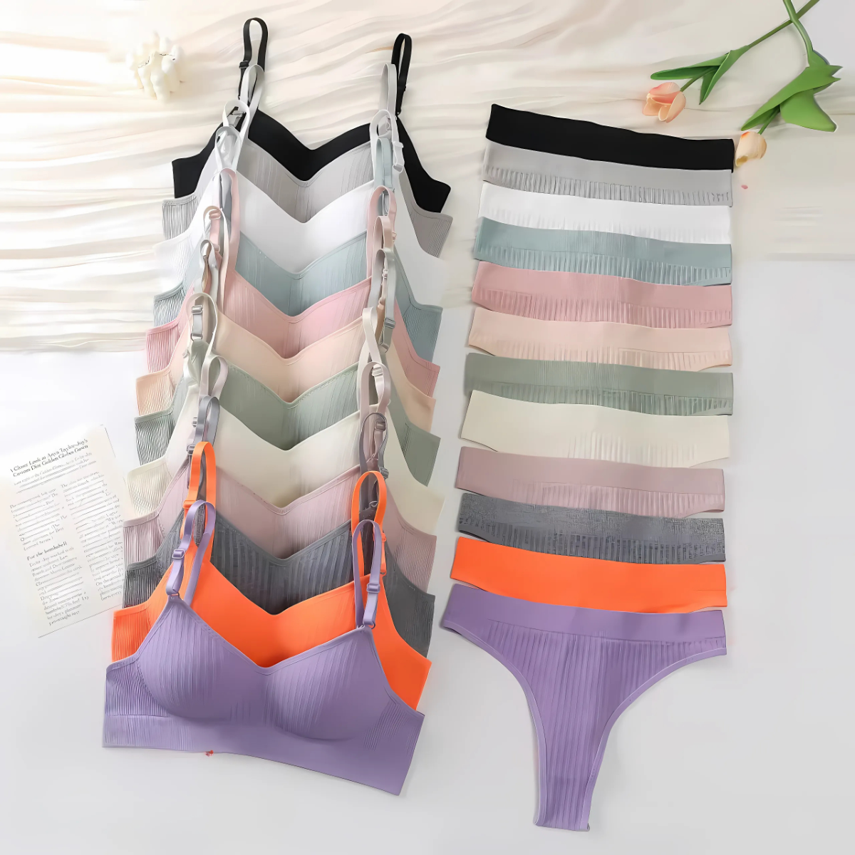 8-Piece Lingerie Combo – Feel Fabulous Every Day| BP-058