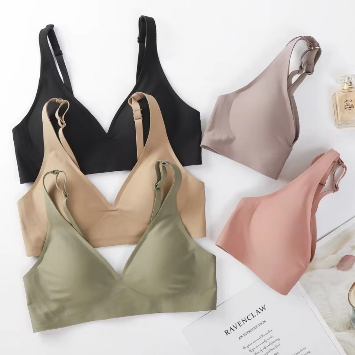 4-Pack Women’s T-Shirt Bras – Soft, Lightweight & Perfect for Everyday Wear | TB-06