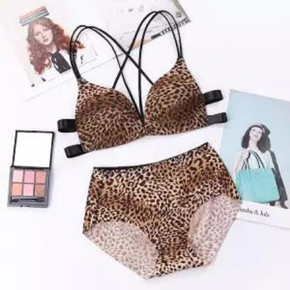 (Pack of 6) Women's Bra Panty Lingerie Set for Girl's | L-147