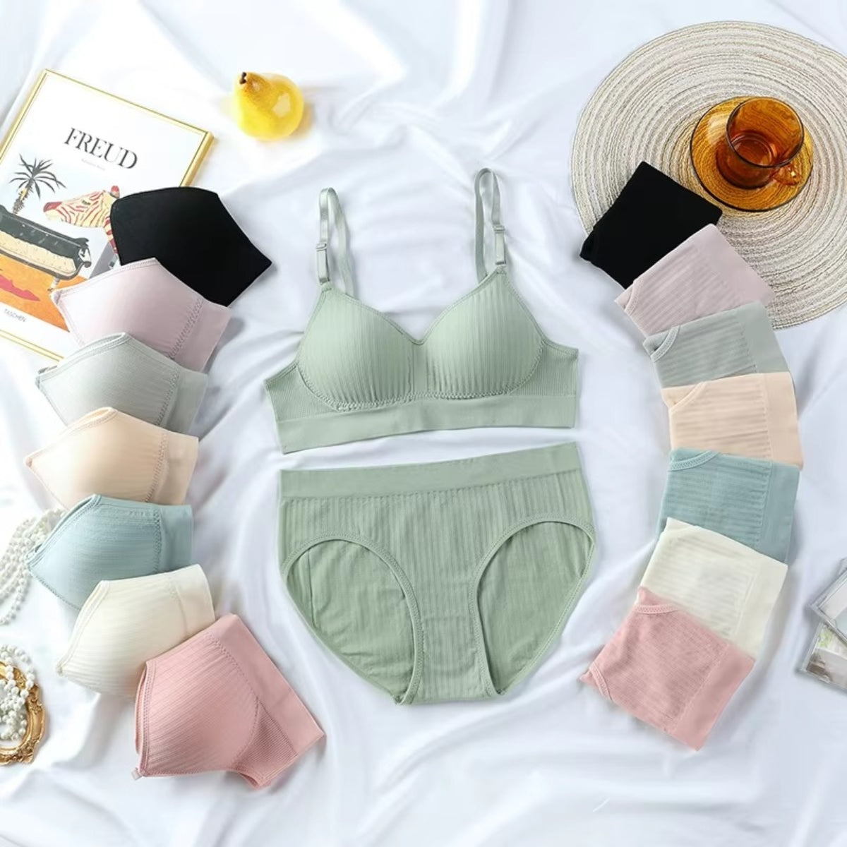 8-Piece Lingerie Combo – Feel Fabulous Every Day | BP-056