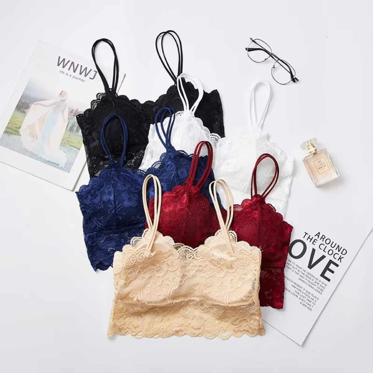 4-Pack Women’s | Trendy Bralette Collection | B-06
