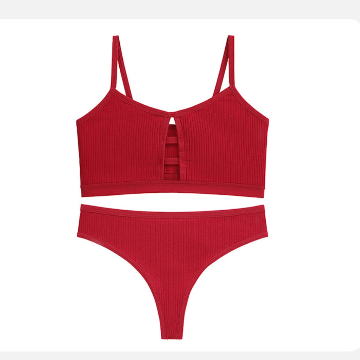 (Pack of 6) Women's Free Bra & Panty Lingerie Set for Girl's Combo | L-45