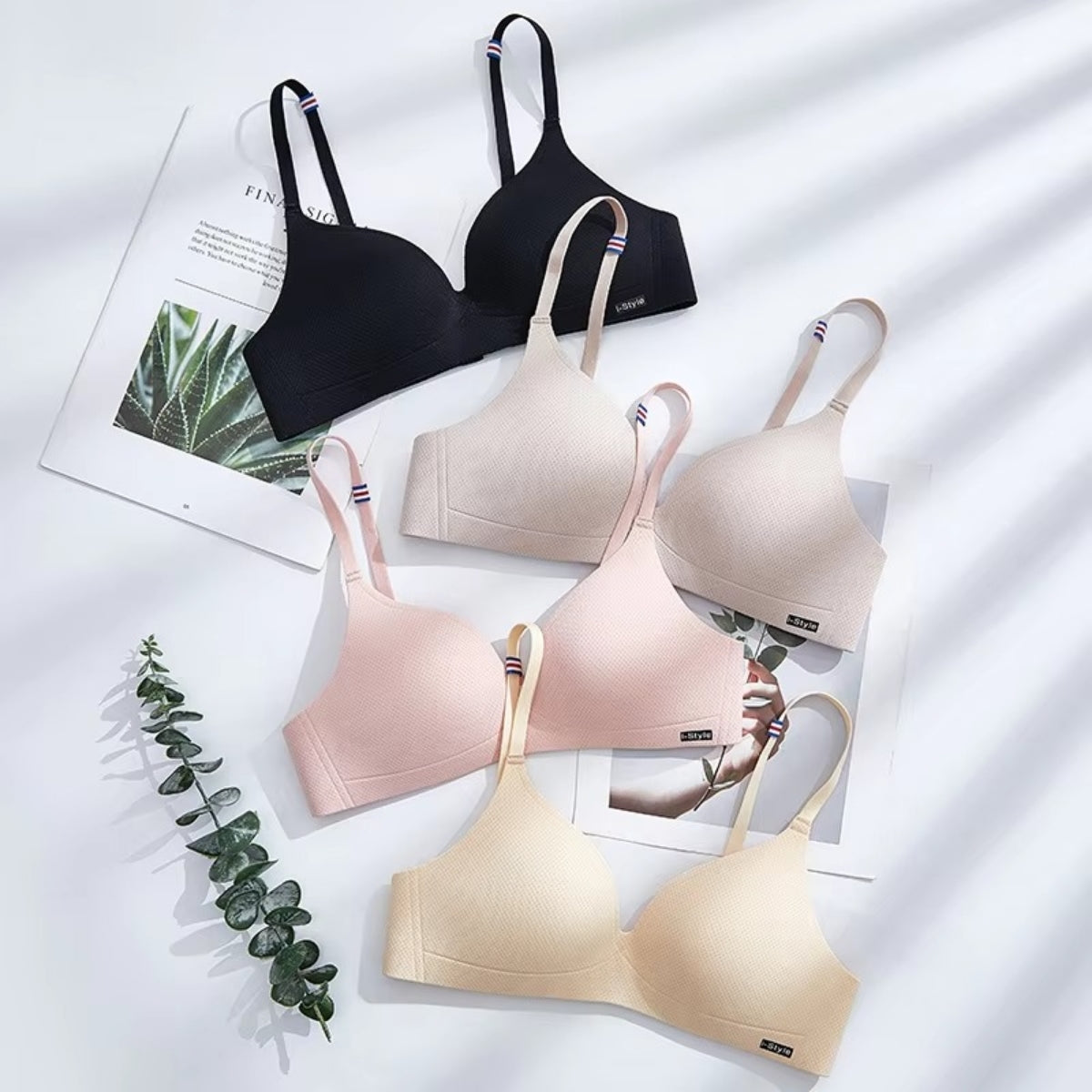 4-Pack Women’s T-Shirt Bras – Soft, Lightweight & Perfect for Everyday Wear | TB-07
