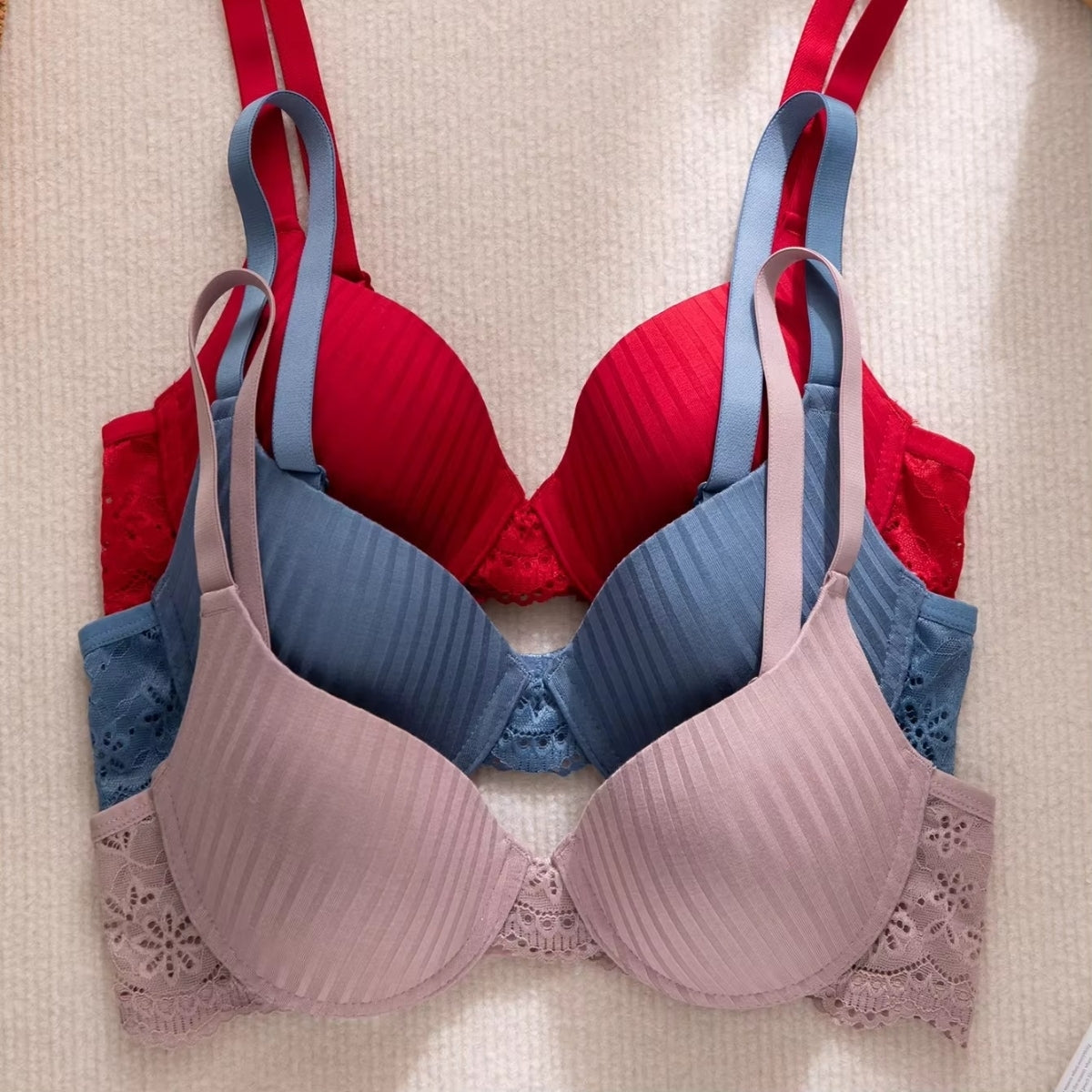 4-Pack Women’s T-Shirt Bras – Soft, Lightweight & Perfect for Everyday Wear | TB-09