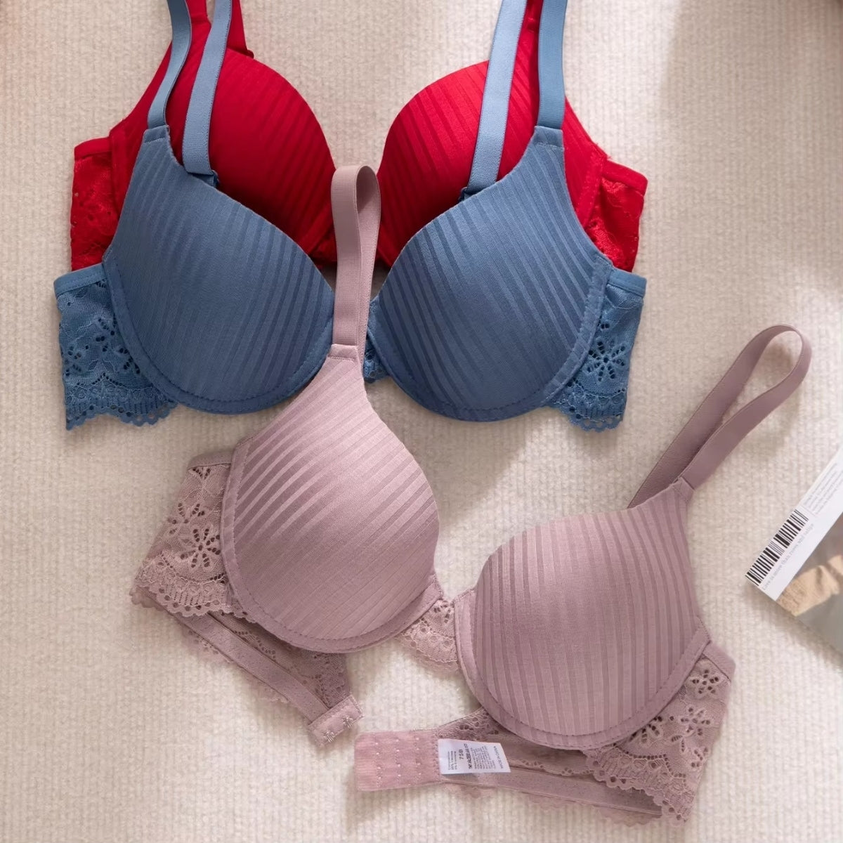 4-Pack Women’s T-Shirt Bras – Soft, Lightweight & Perfect for Everyday Wear | TB-09