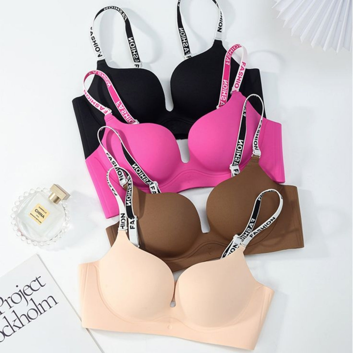 4-Pack Lightweight Push-Up Bras with Padding – Perfect Fit | PB-07