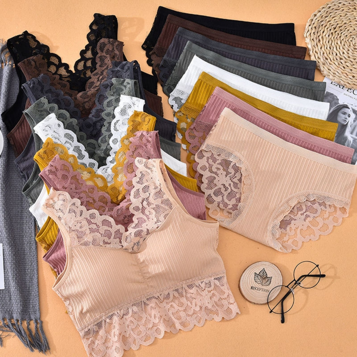 (Pack of 8 )Soft Touch – Cotton Comfort Lingerie Pack| Stylish, Comfortable & Affordable | LP-07