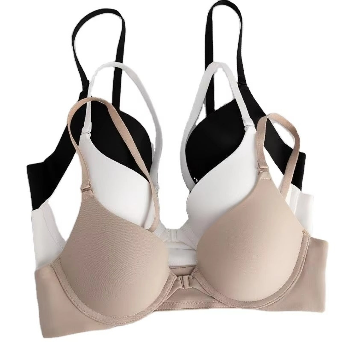 4-Pack Women’s T-Shirt Bras – Soft, Lightweight & Perfect for Everyday Wear | TB-03